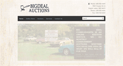Desktop Screenshot of bigdealauctions.com